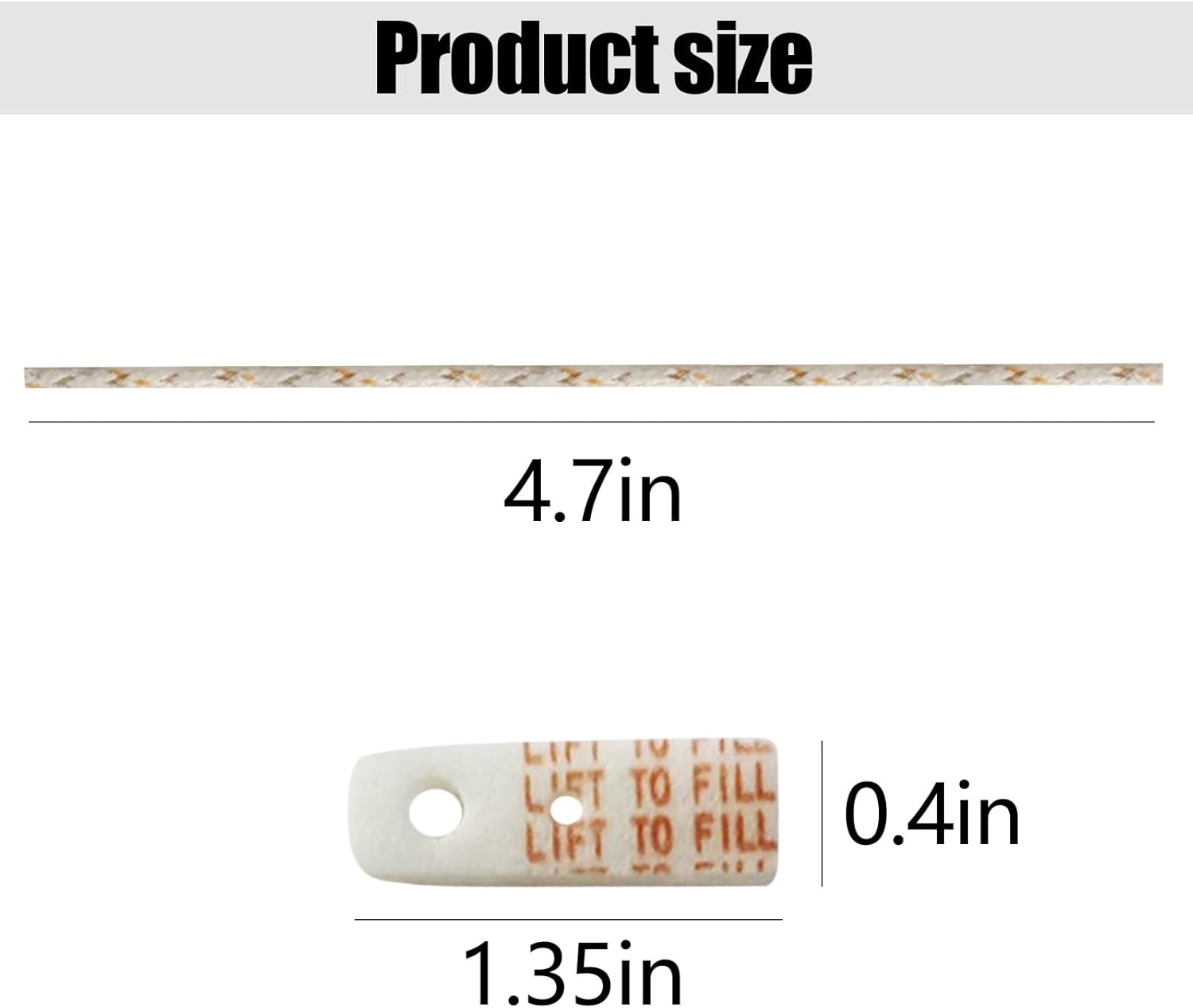 Wick and Cotton Replacement, Wick Replacement, Lighter Replacement Repair Kit, Universal Lighter Replacement Repair Kit Pack, Repair Kit for Lighters, Cotton Lighter Wicks for Lighter Accessorie