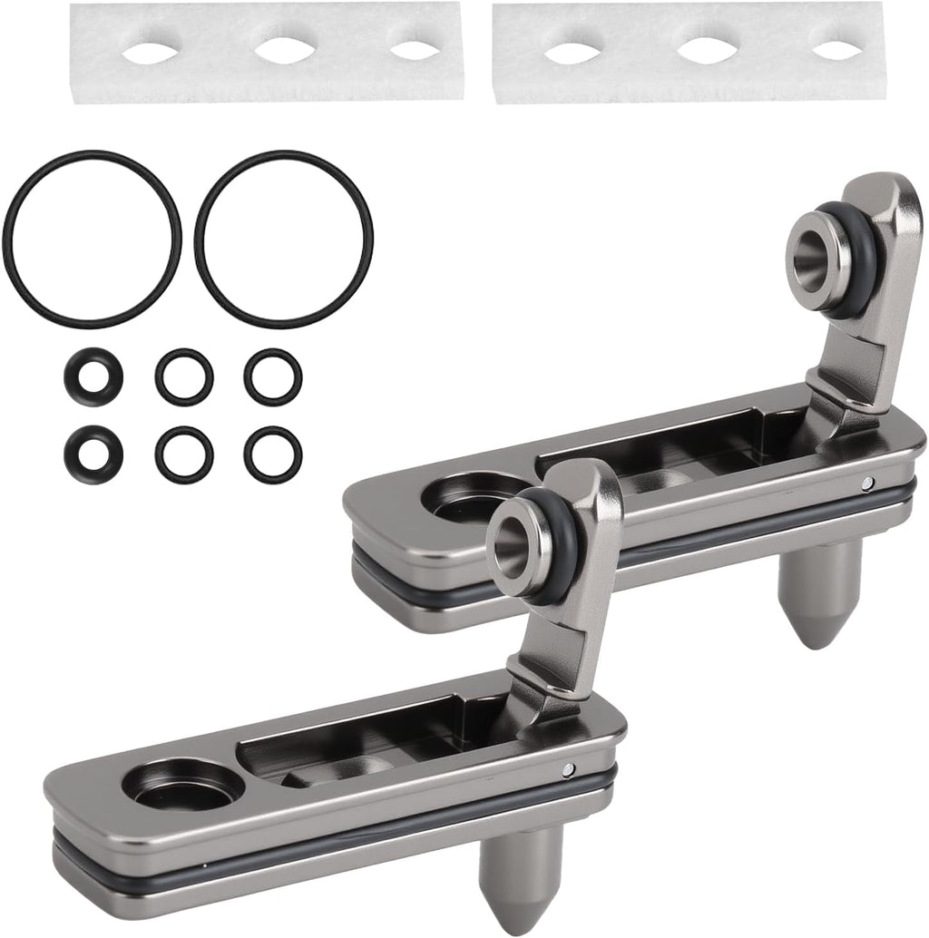 2 Pack Lighter Repair Kit Compatible with Zippo, Replacement Gasket Seal Insert Accessories with Cotton Pads, Anti Evaporation Parts for Insert Maintenance, Metal Bottom Seals