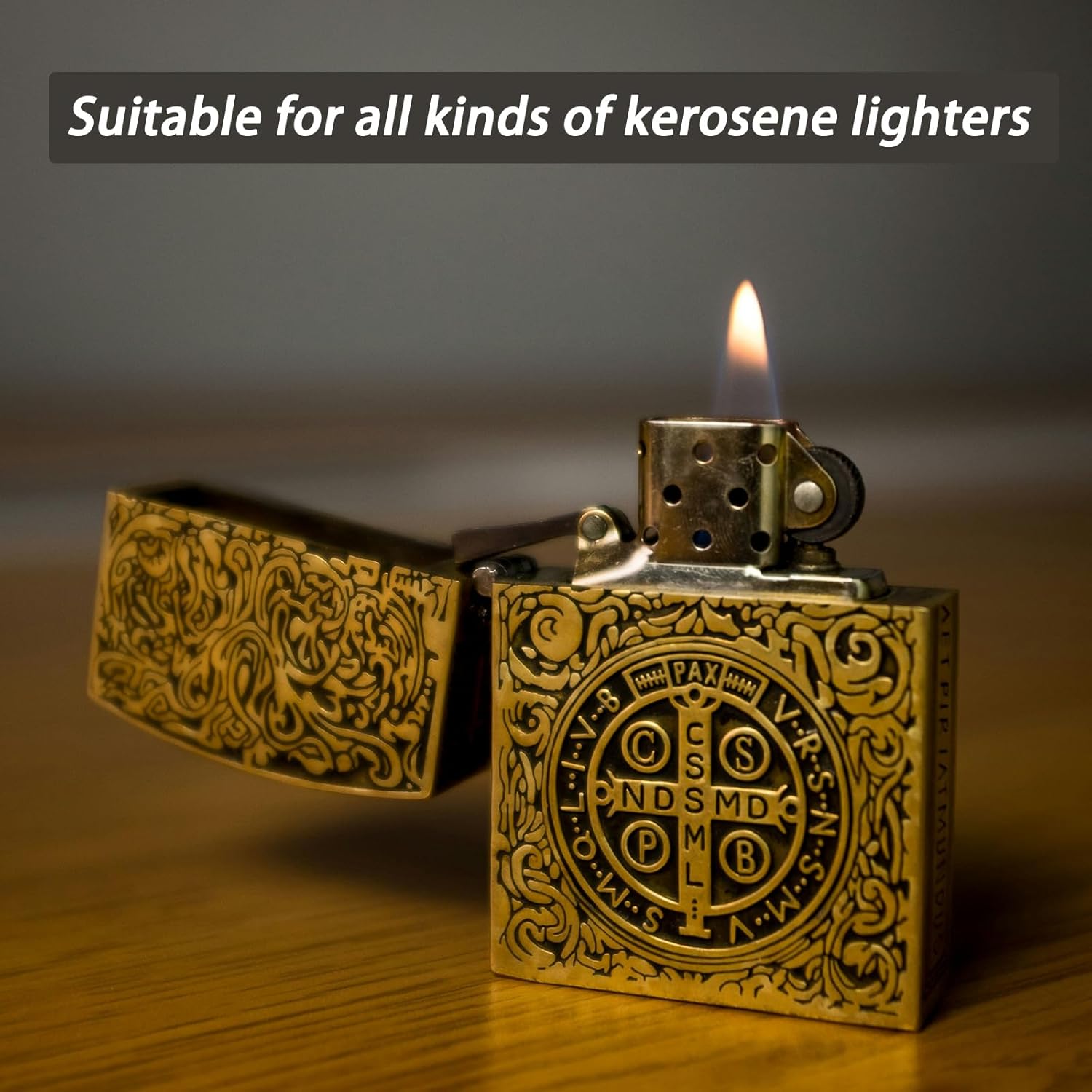 Lighter Repair Kit, Vintage Lighter Repair Kit, Lighter Accessories Repair Kit Tools for Fluid Lighter, Petrol Lighter Repair and Maintenance Kit