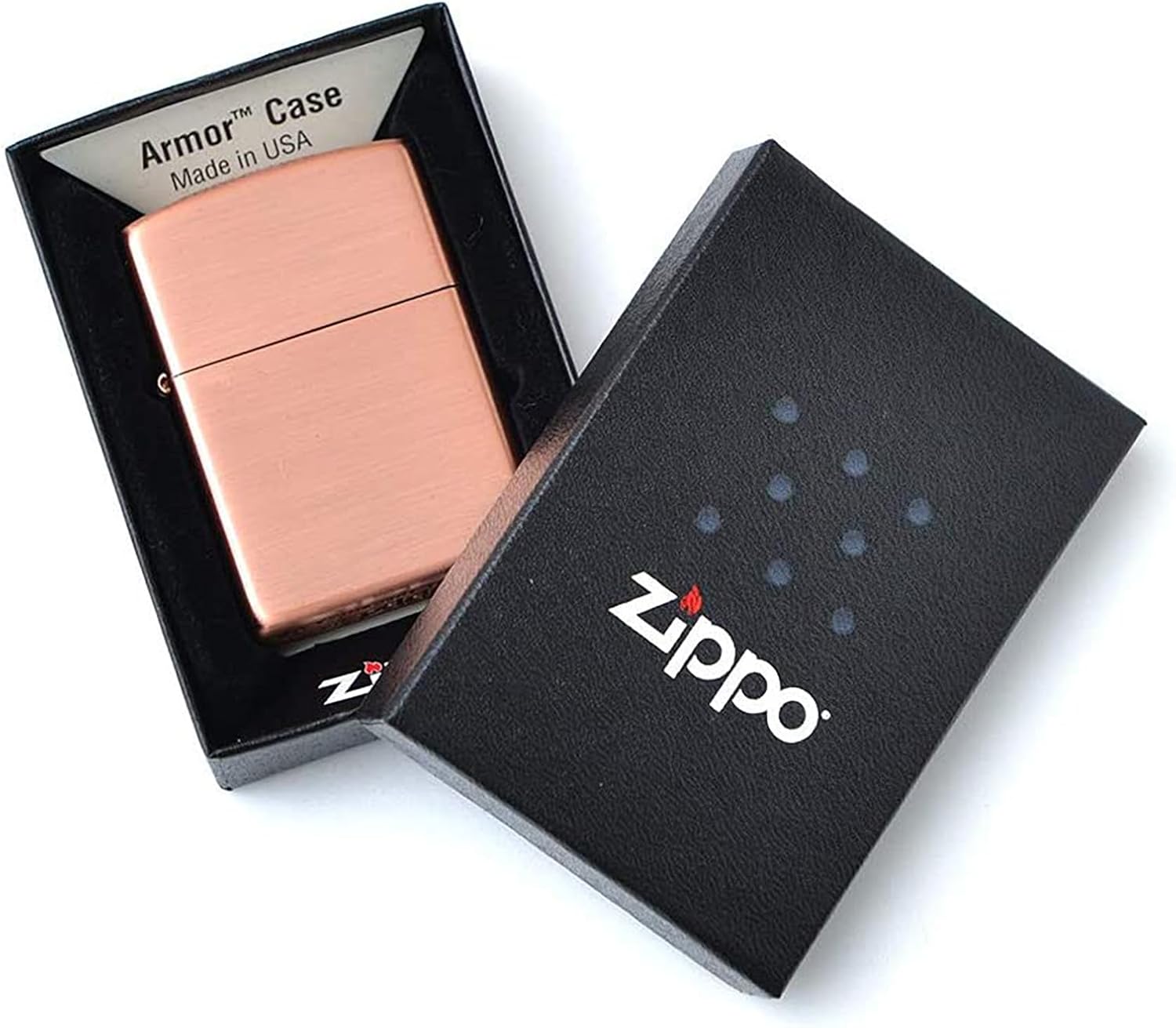 Zippo 162-3 Armor Windproof Brass Copper Lighter with Special Sticker