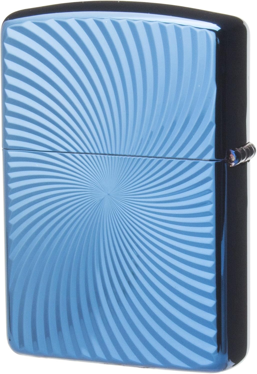 Zippo 62TIBL-Wave Lighter, Blue, Armor, Double Sided, Titanium Coating